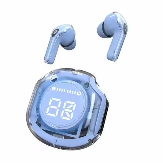 ZenClassic Crystal Pro OEM TWS Earbuds - Transparent Design & Hi-Fi Stereo (MOQ 800pcs)
